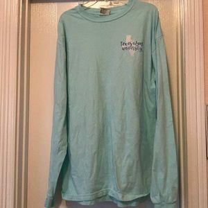 Texas A&M mint long sleeve t-shirt